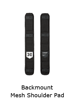 XDEEP BACKMOUNT MESH SHOLDER PADS