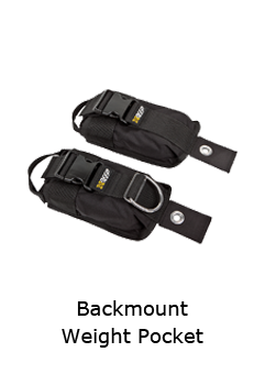 XDEEP BACKMOUNT WEIGHT POCKET